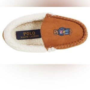 Polo Ralph Lauren Tan Kids Slippers